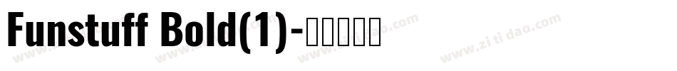 Funstuff Bold(1)字体转换